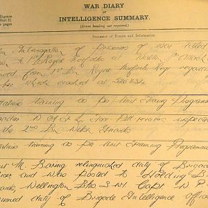 September & October 1940 War Diary, 20 Guards Brigade, Headquarters