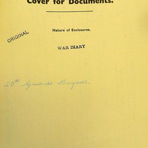 February 1941 War Diary, 20 Guards Brigade, Headquarters