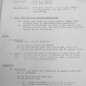 April 1941 War Diary, 20 Guards Brigade, Headquarters