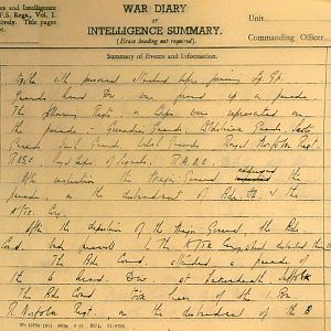 September 1941 War Diary, 20 Guards Brigade, Headquarters