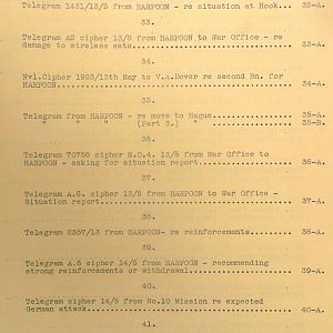 Operation Harpoon, Holland, 1940 May-June