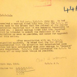Operation Harpoon, Holland, 1940 May-June