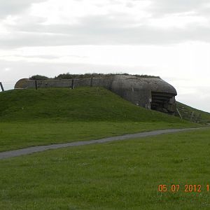 152 Mm Hardened Gun Emplacement At Arromanches