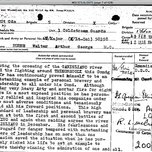 BURNS, Walter Arthur George, 50398, Lieutenant Colonel, 3 CG, DSO