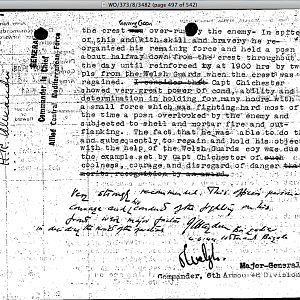 CHICHESTER, The Honourable Desmond Clive, 132216, Captain, 2 CG, MC