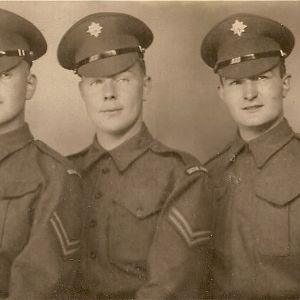 Dad, W. Allister, J. Doggart, Lingfield, 1944