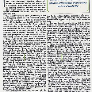 52nd (Lowland) Division.  Part ONE