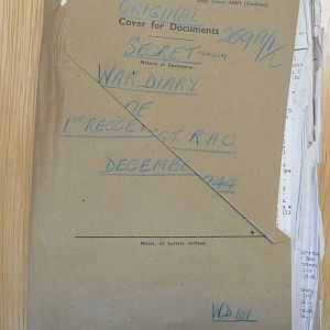 1 Recce War Diary December 1944