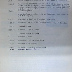 A-B Who's Who of senior German Army officers (Birley's Bible)