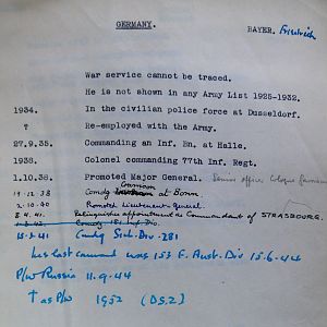 A-B Who's Who of senior German Army officers (Birley's Bible)