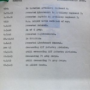 A-B Who's Who of senior German Army officers (Birley's Bible)