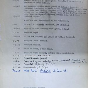 A-B Who's Who of senior German Army officers (Birley's Bible)