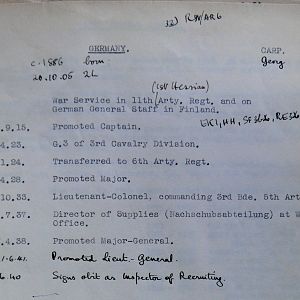 C-E Who's Who of senior German Army officers (Birley's Bible)