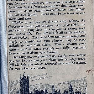 Release And Resettlement HM Forces WW2 Page1