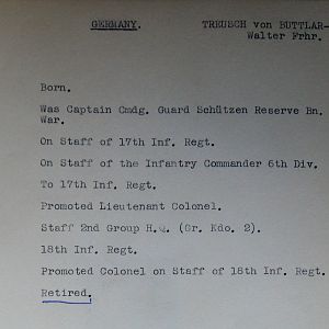 (T-Z) Who's Who of senior German Army officers (Birley's Bible)