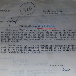 (T-Z) Who's Who of senior German Army officers (Birley's Bible)