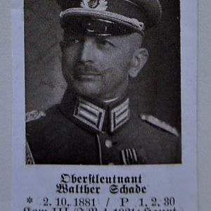 (S) Who's Who of senior German Army officers (Birley's Bible)