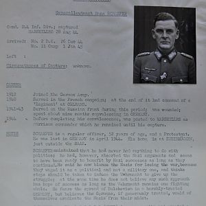 (S) Who's Who of senior German Army officers (Birley's Bible)