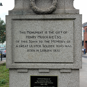 Memorial, Lisburn, Brigadier-General John Nicholson (11 December 1822 – 23 September 1857)
