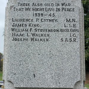 Moira, St John's, War Memorial