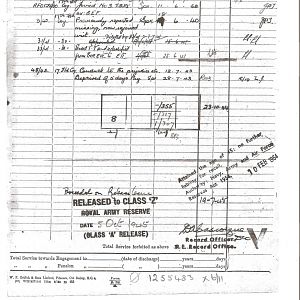 Spr Edward Albert Dyos - Army Records