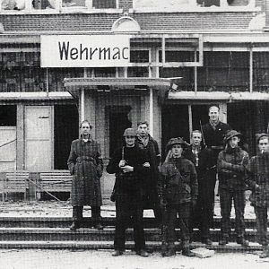 Wehrmacht Hotel, Flushing after Liberation. 1944.