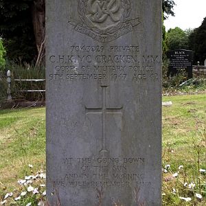 McCRACKEN Charles Henry Kemp (mm)