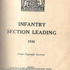 Infantry Section Leading 1938