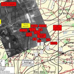 Suggested thoughts On troop placements Nr Defence Of Rauray Rm