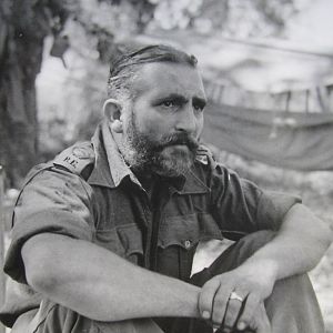 Major J.W. Robinson. R.E. A member of the second Wingate expedition.