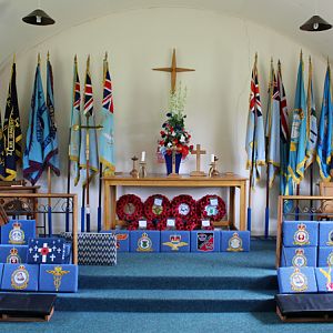 North Yorkshire Air Museum -  Memorial Chapel Flags