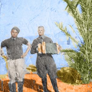 Giuseppe Torcasio: On the right in North Africa WWII
