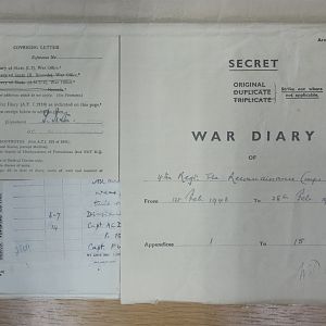 4 Recce Corps War Diary February 1943