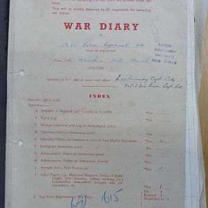 52 Recce Regt War Diary March 1945