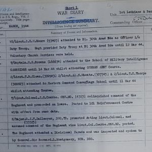 017 Mar 44 Regt WD Sheet 1