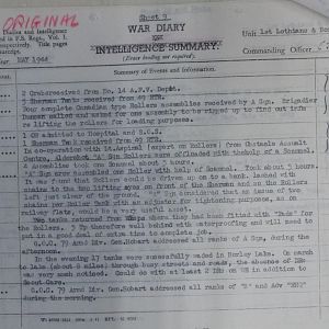 036 May 44 Regt WD Sheet 9