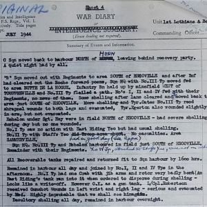 056 Jul 44 Regt WD Sheet 4