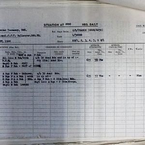 083 Aug 44 Situation Report Sheet 2