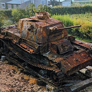 Recovered A13 Tank 3rd RTR From Beach Gravelines - After The Battle 13