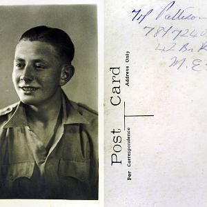 Tpr Pattison 7897240 42 Bn RTR M.E.T