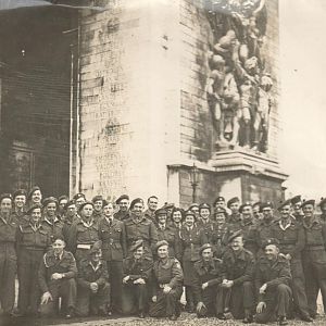British Servicemen & women, Arc de Triomphe