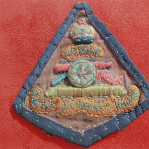 Royal Artillery Cheese Packet Badge