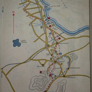 The 5th Battalion Northamptonshire Italy Maps