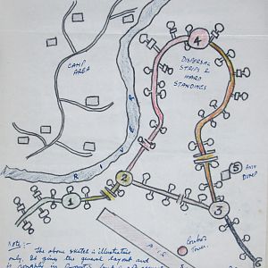 Lalmanirhat Airfield Sketch Map