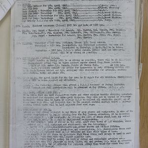 15 Recce War Diary - April 1942