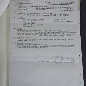 15 Recce War Diary - November 1942