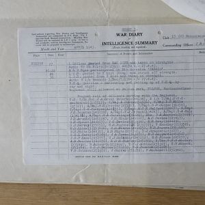 15 Recce War Diary - April 1943