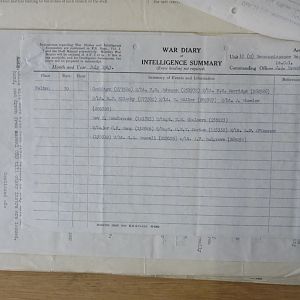 15 Recce War Diary - July 1943