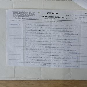 15 Recce War Diary - September 1943