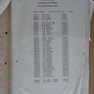 15 Recce War Diary –  September 1945